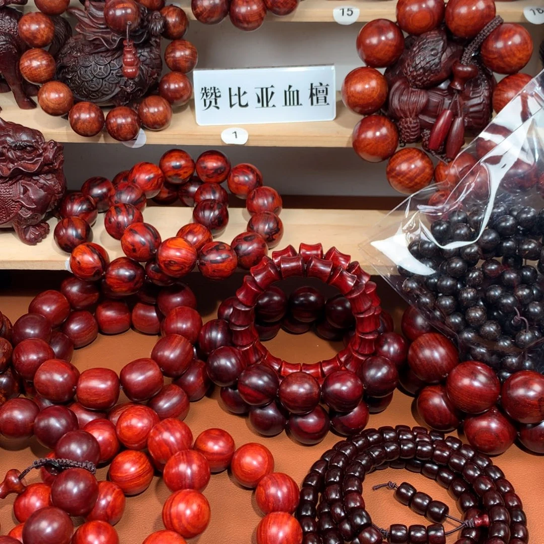 木高品质赞比亚血檀直播间