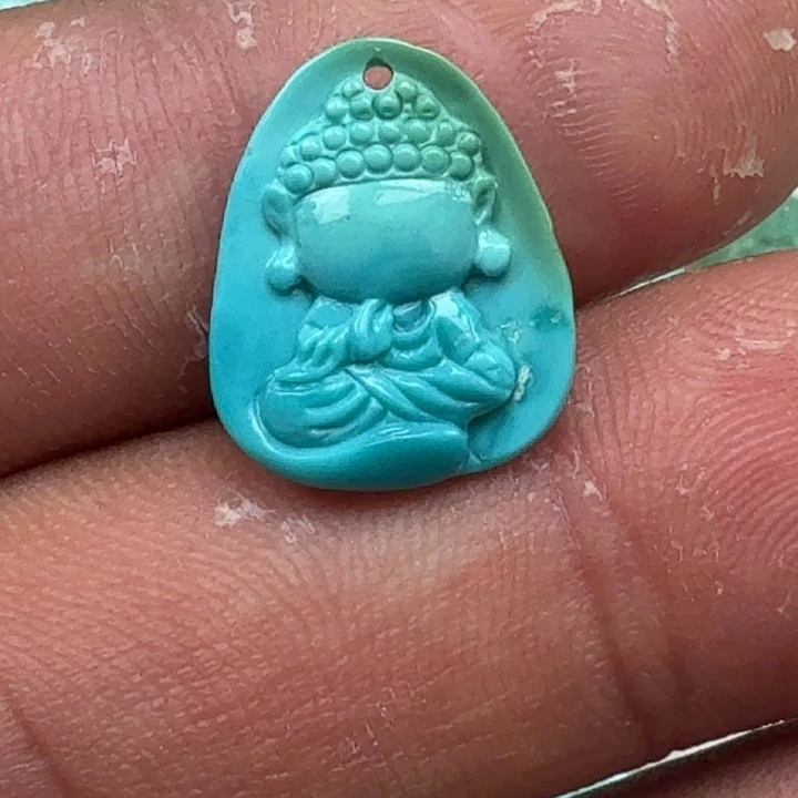 绿松石未镶嵌珠宝半成品