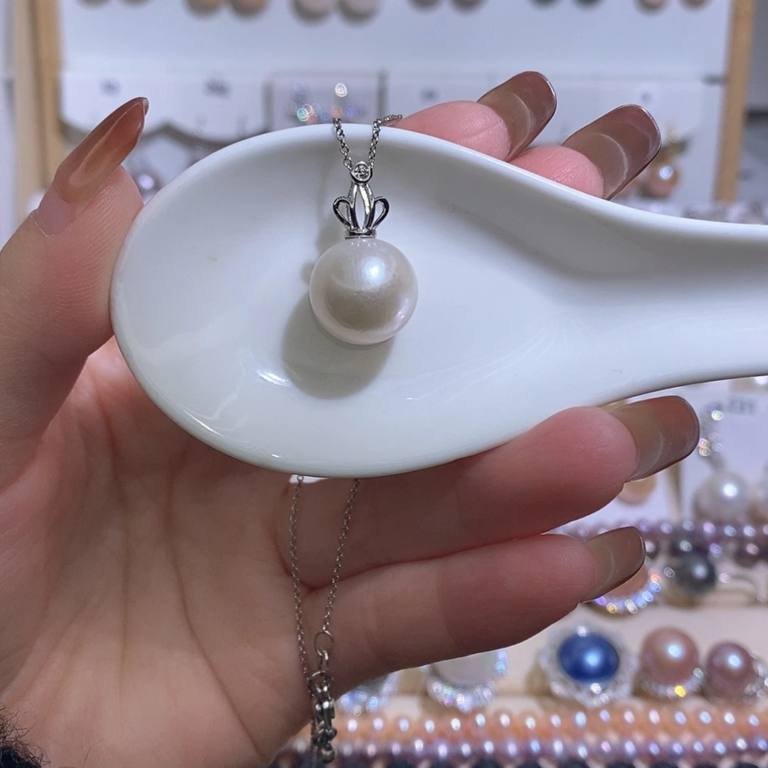 吊坠(赠链)淡水珍珠未镶嵌w13.5