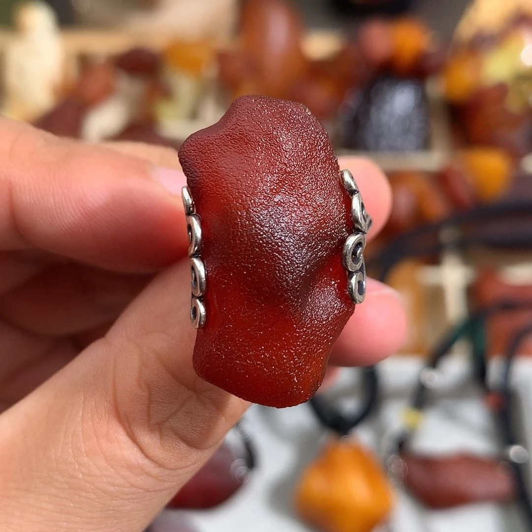 蜜蜡裸石未镶嵌你