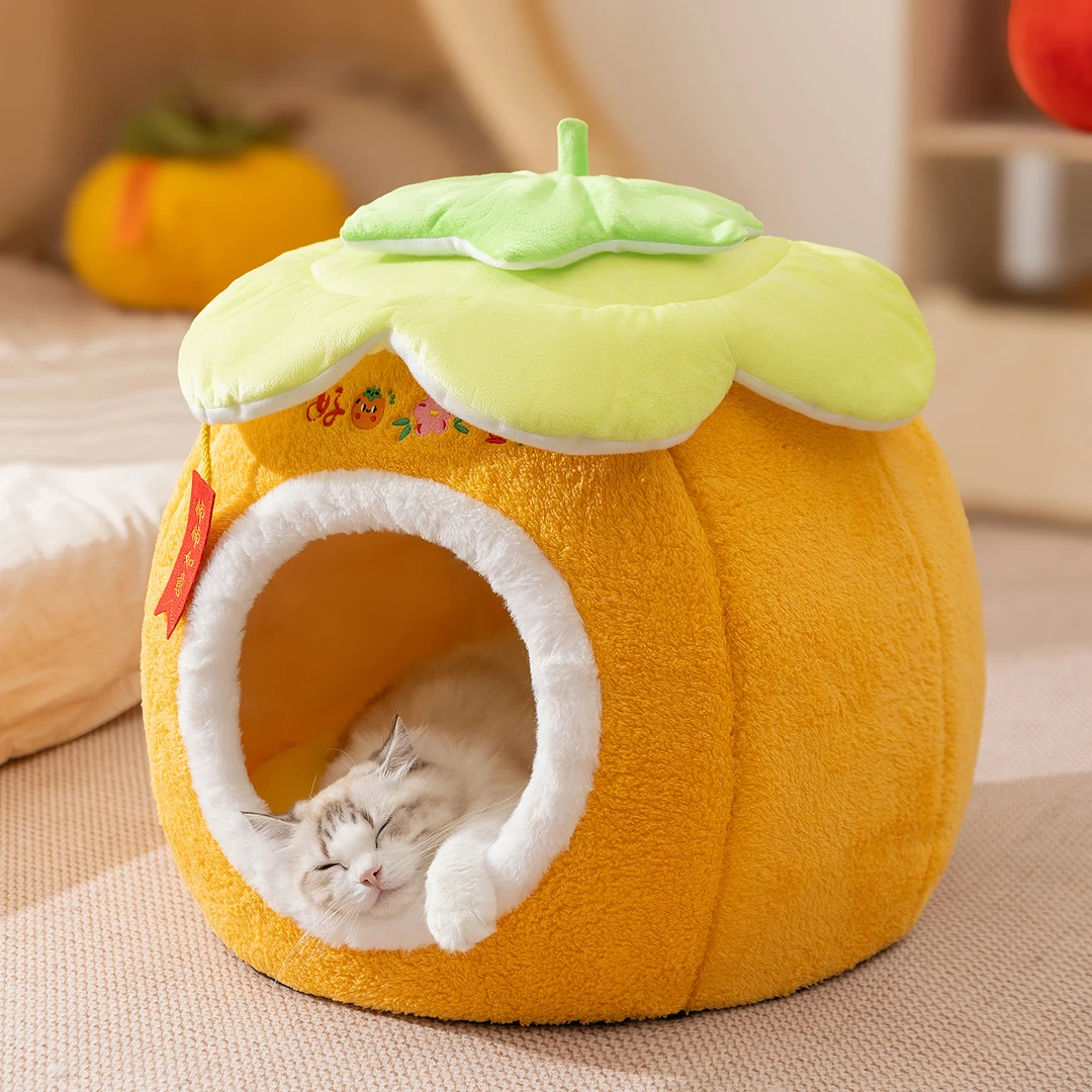 宠物窝秋冬季小狗狗保暖可爱萌趣凳子窝封闭式深睡窝猫咪睡觉猫窝