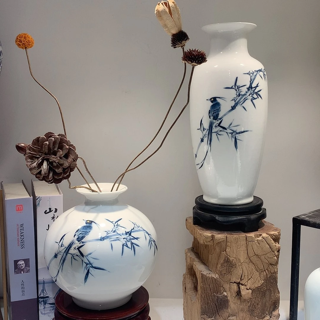 景德镇陶瓷花瓶软装摆件