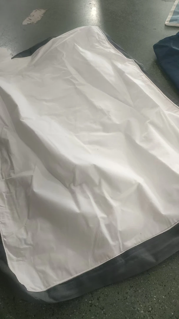 白色灰边枕套50*66发1对