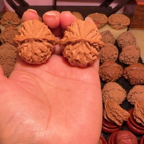 把件文玩核桃元*苹果园