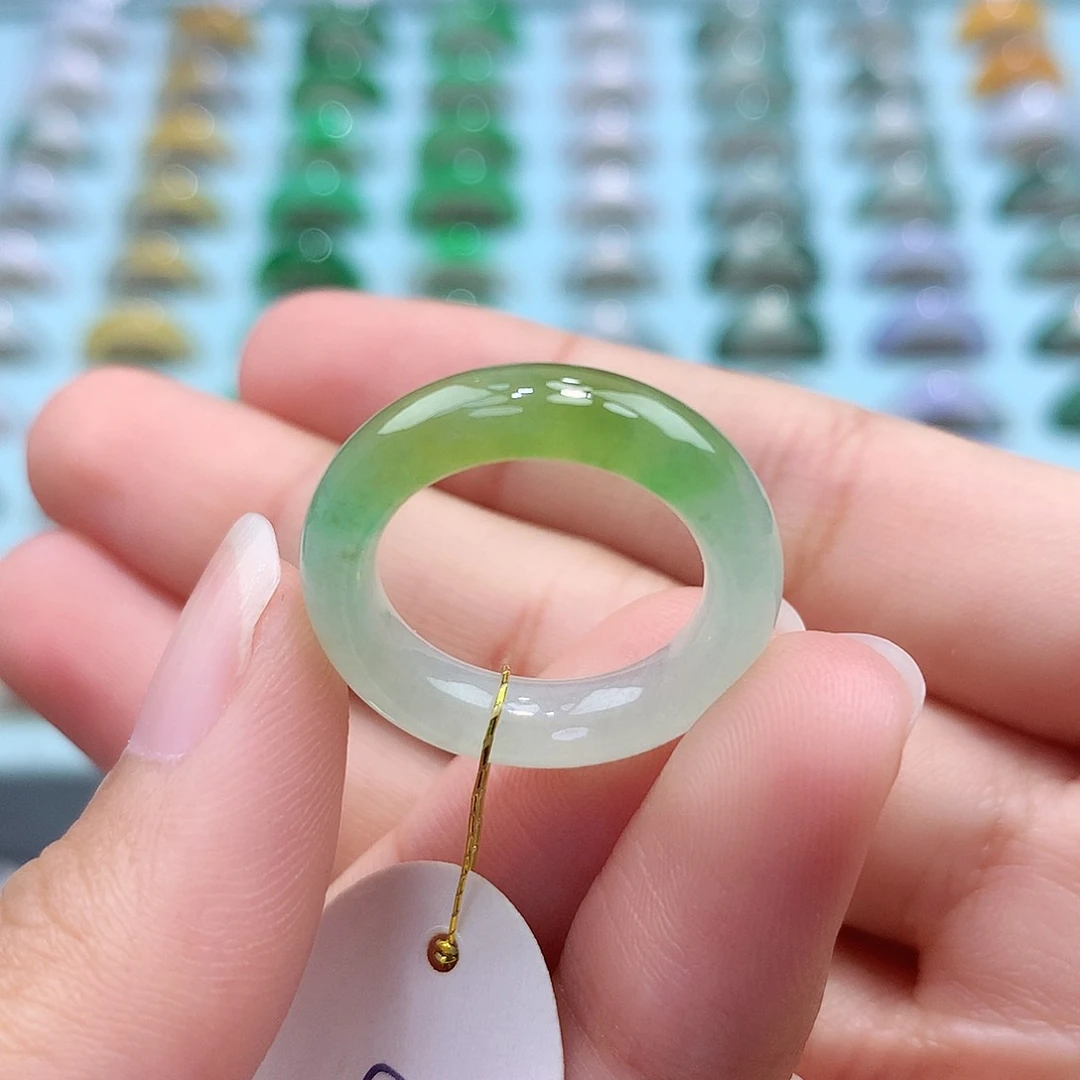 未镶嵌戒指翡翠12圈