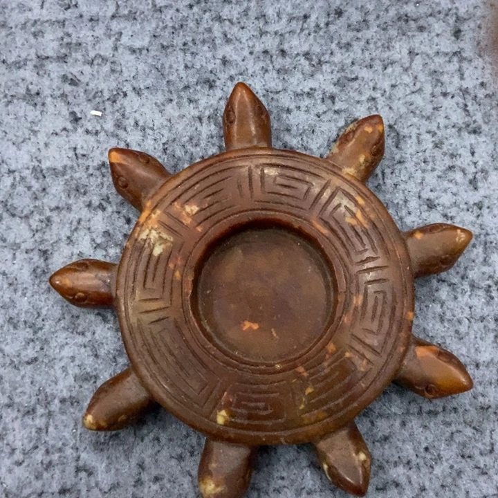 白玉菩提吊坠摆件