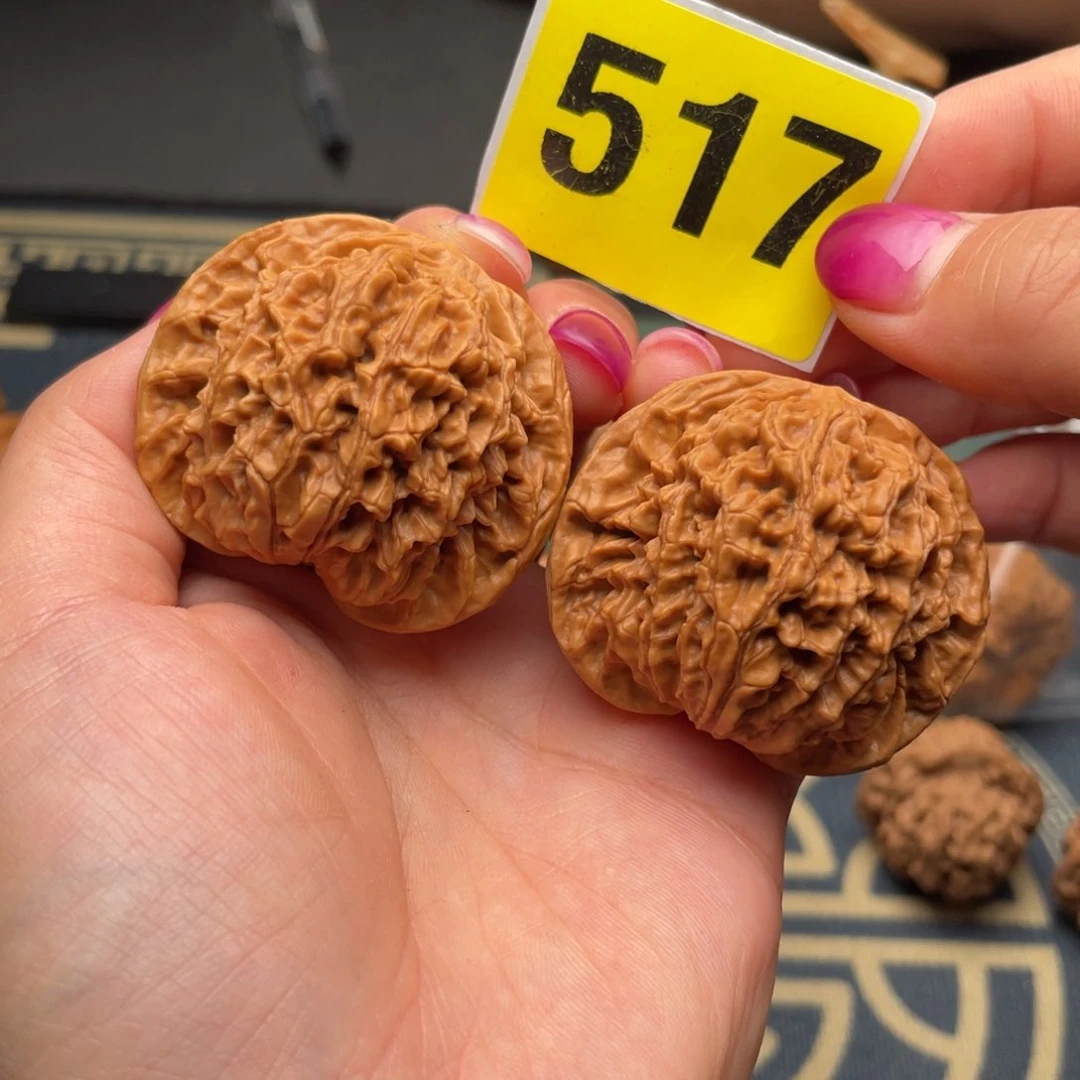 桃核吊坠44盘龙纹517号～