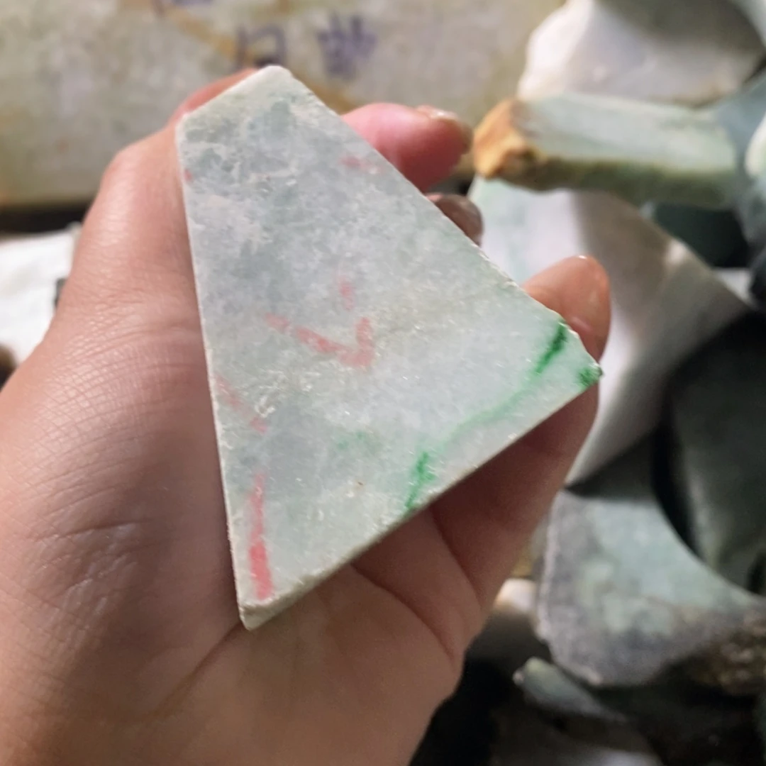 颈饰未镶嵌翡翠天然翡翠