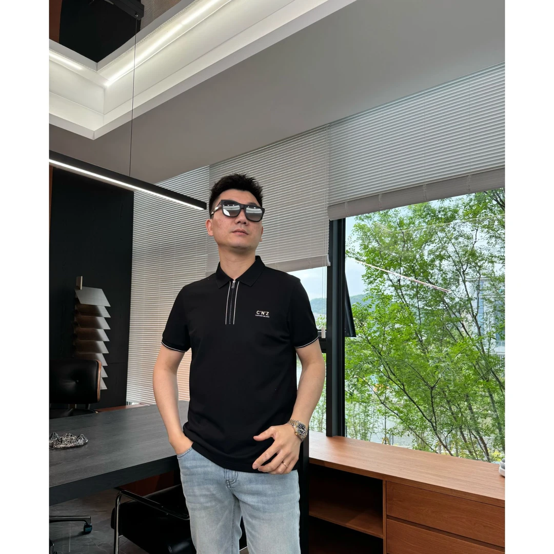 618大促-2025夏季新款休闲时尚男士POLO衫-LU-6069