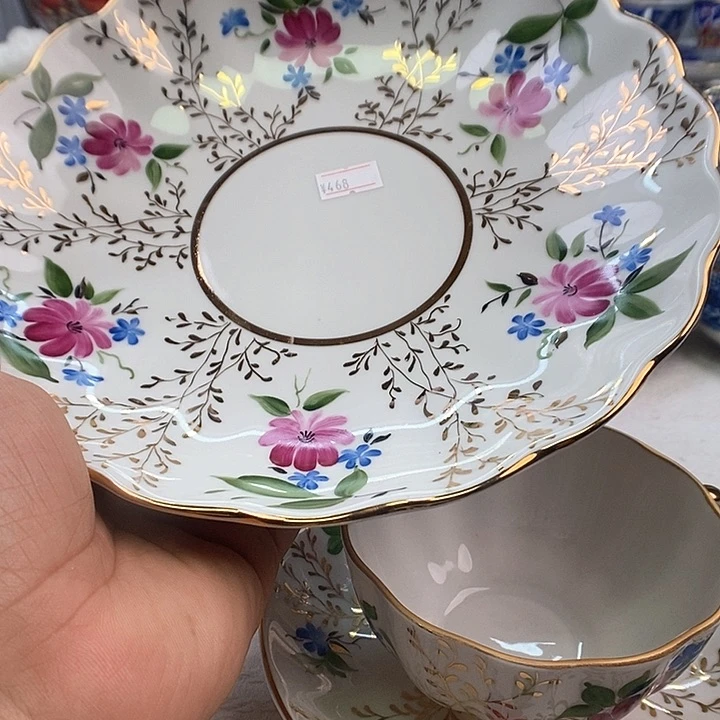 一***圆俄皇草之祝愿杯碟