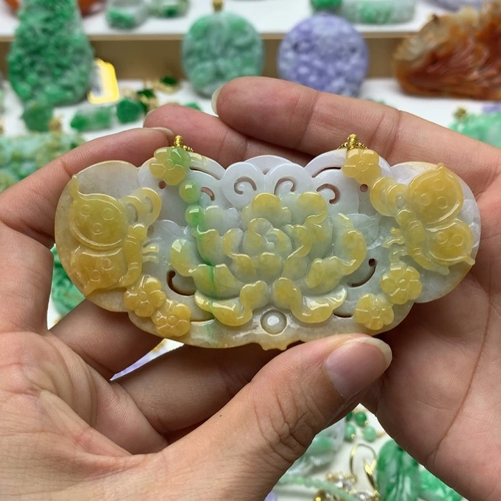 颈饰未镶嵌翡翠翡翠