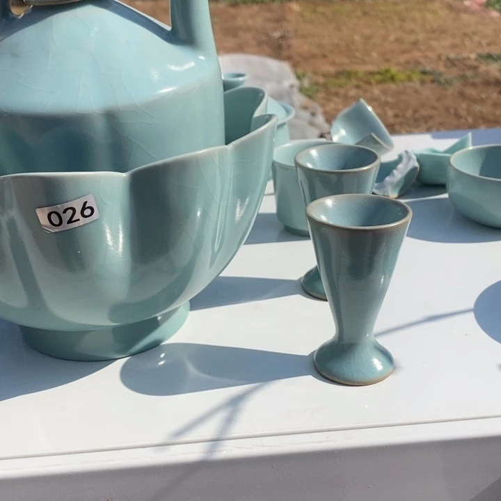 摆件主****C抱朴汝瓷仿古微瑕