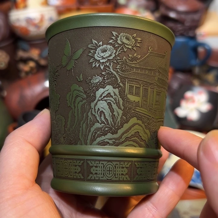 茶杯紫砂宜興紫砂主人杯