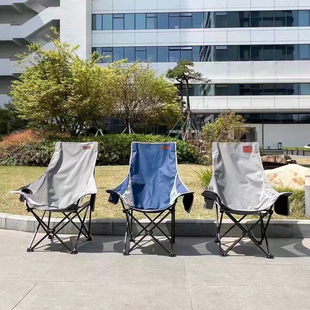 户外折叠便捷高背野餐露营钓鱼休闲长椅承重能力强