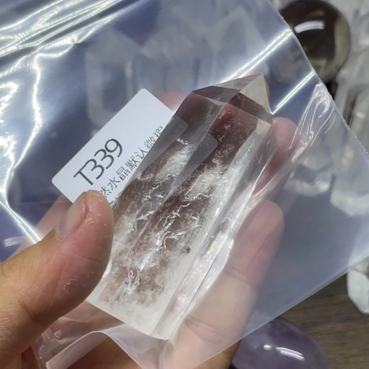 水晶天然白水晶柱水晶球未镶嵌@***1