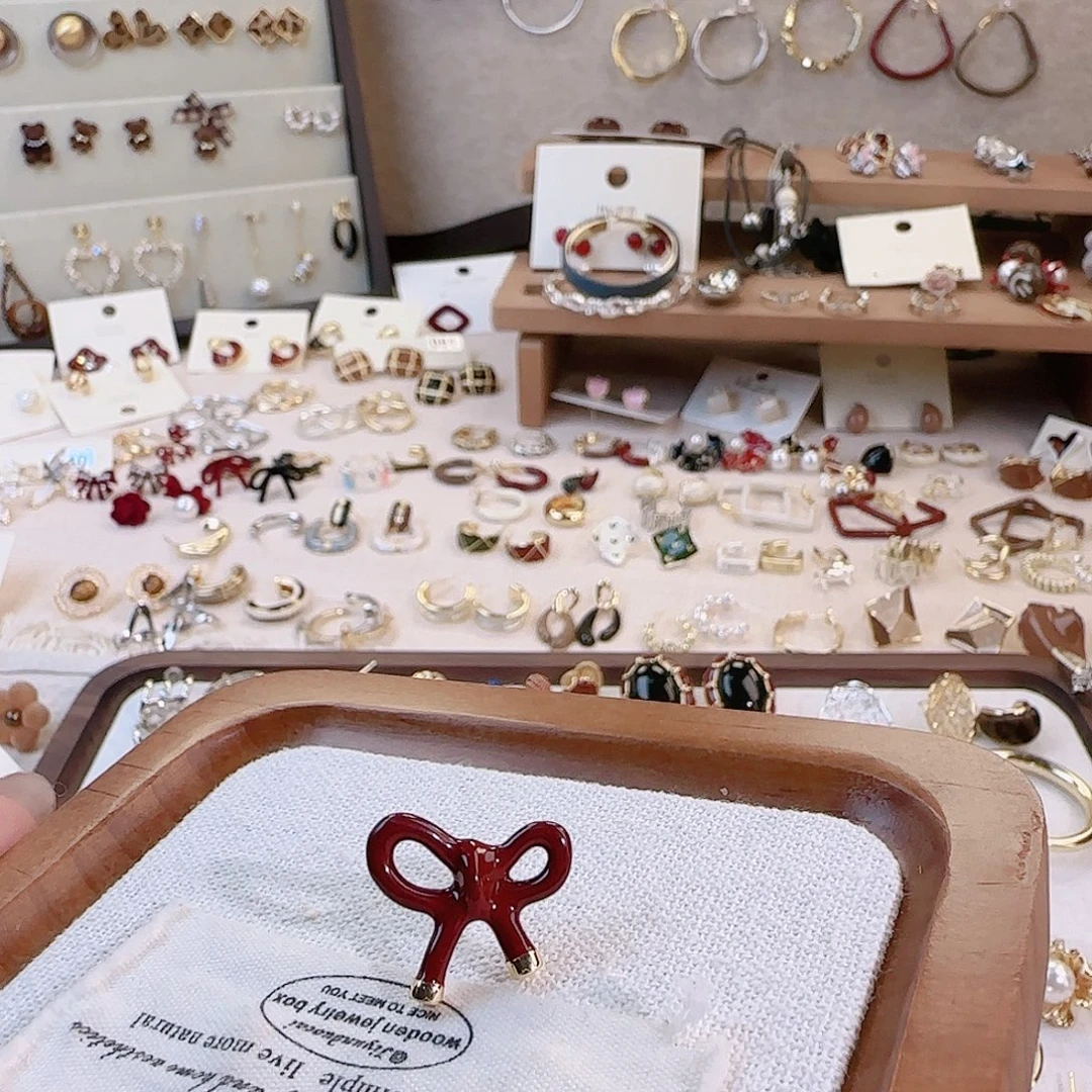 仿珍珠铜合金925银耳钉