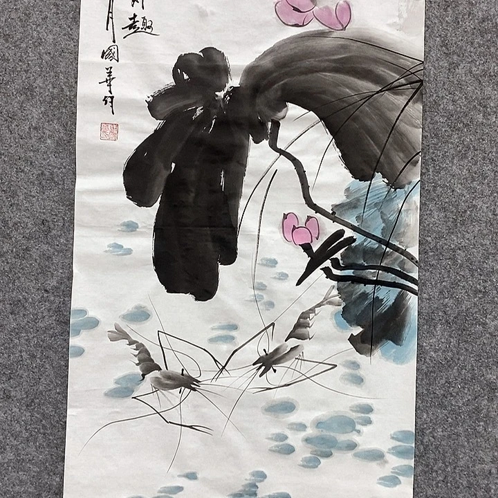 国画刘国华手绘作品1111