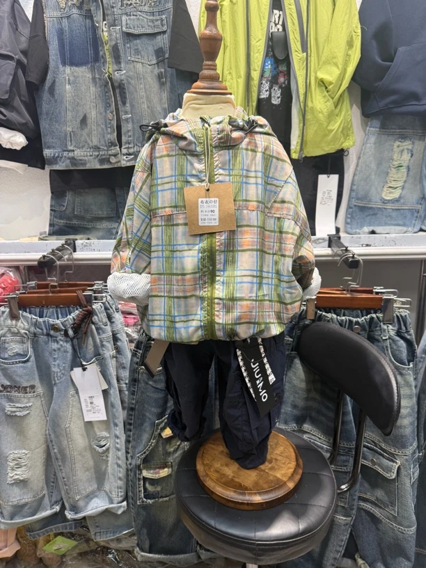 韩版防晒服春装外套格子新款百搭上衣