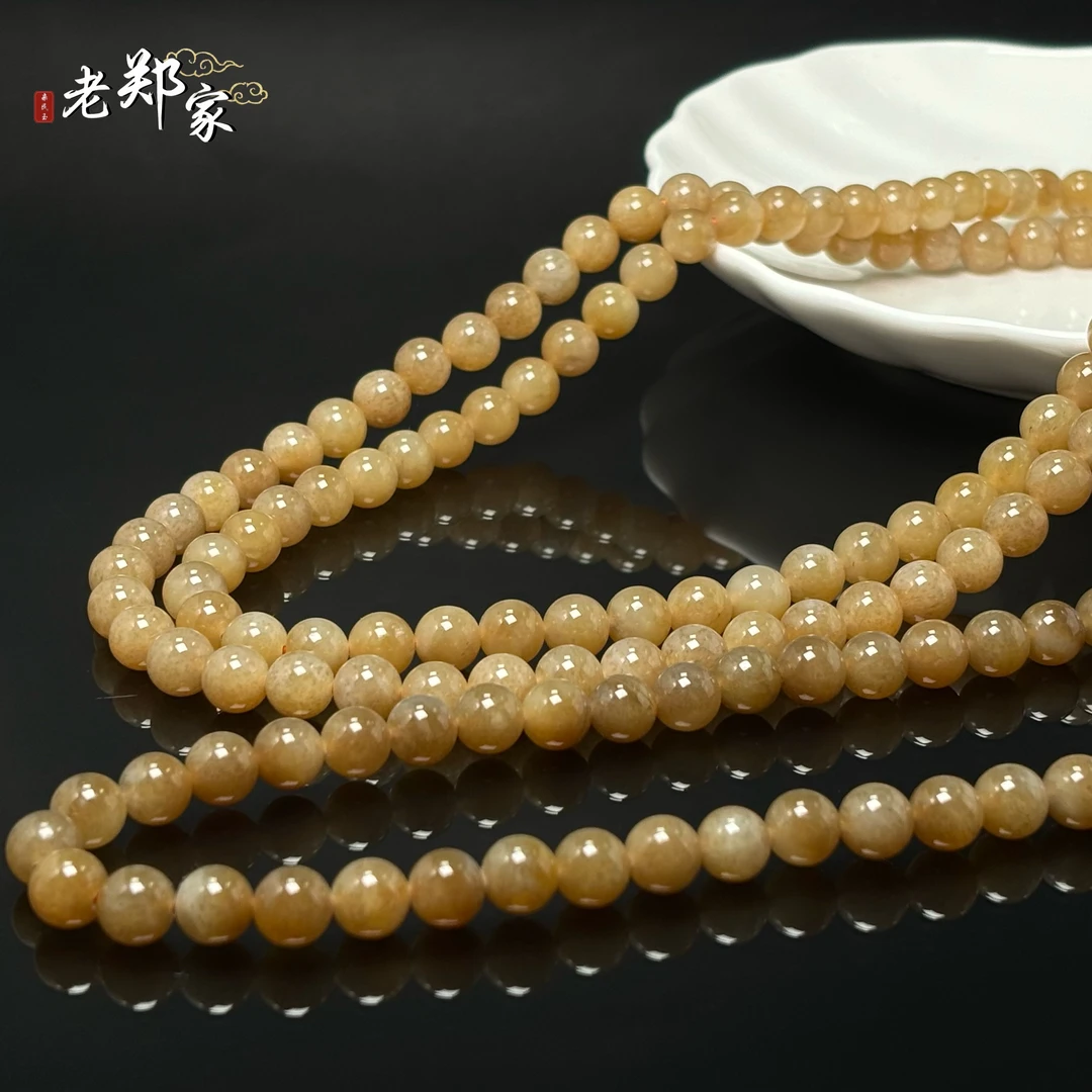 【老郑家】和田玉项链 约8mm (多样性发一件)