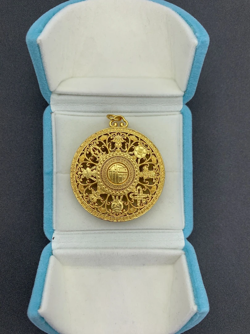 瑞福珠宝 手工镶嵌 百搭经典设计款吊坠 JD808