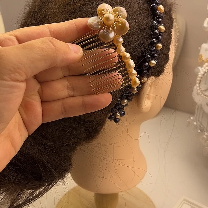 发饰未镶嵌淡水珍珠
