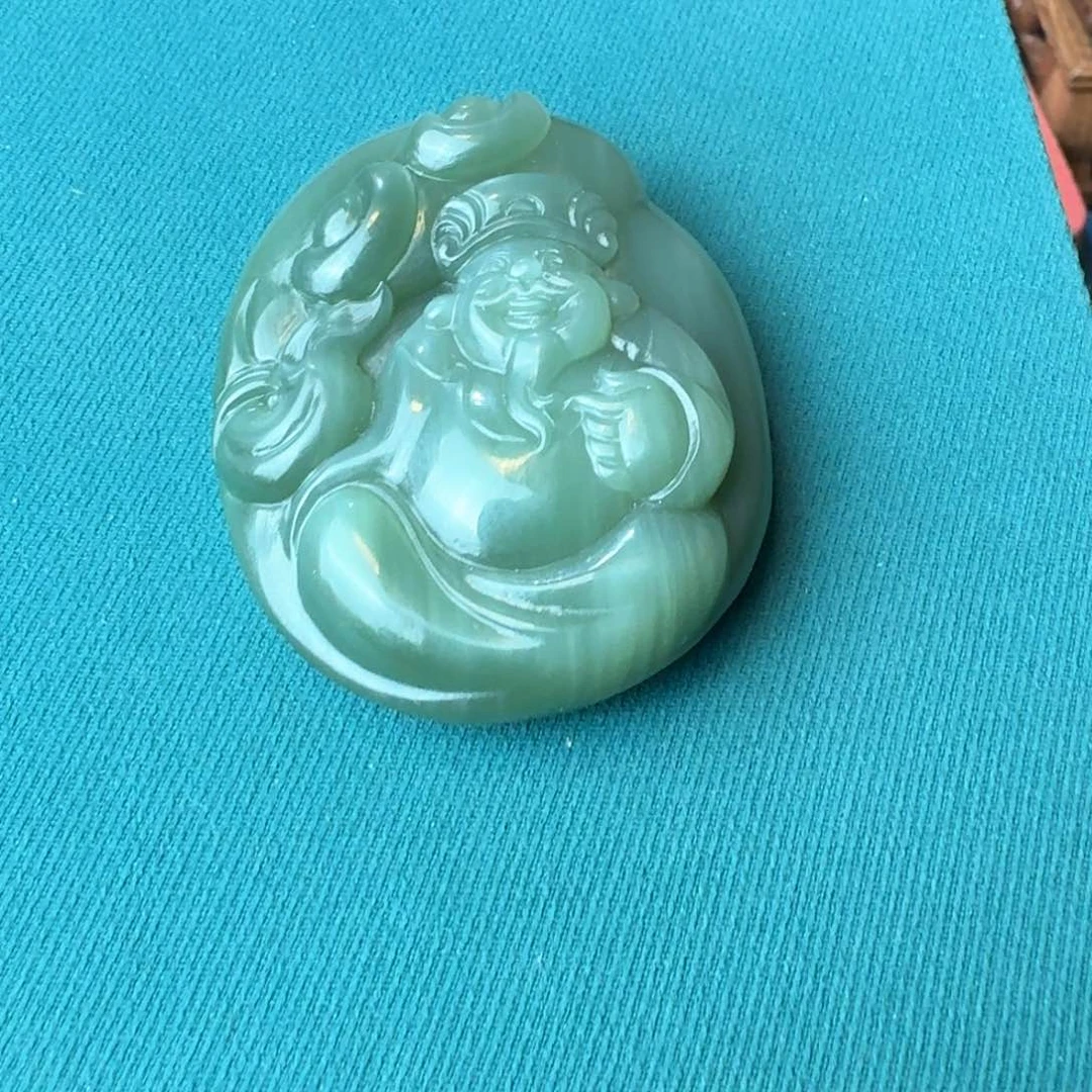 和田玉（碧玉）把件未镶嵌