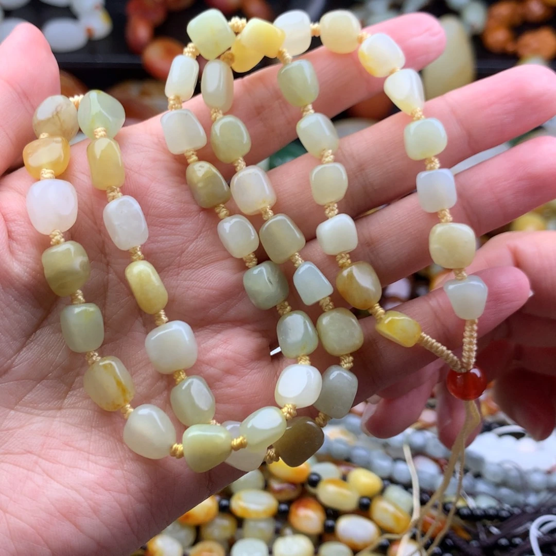 和田玉未镶嵌手链