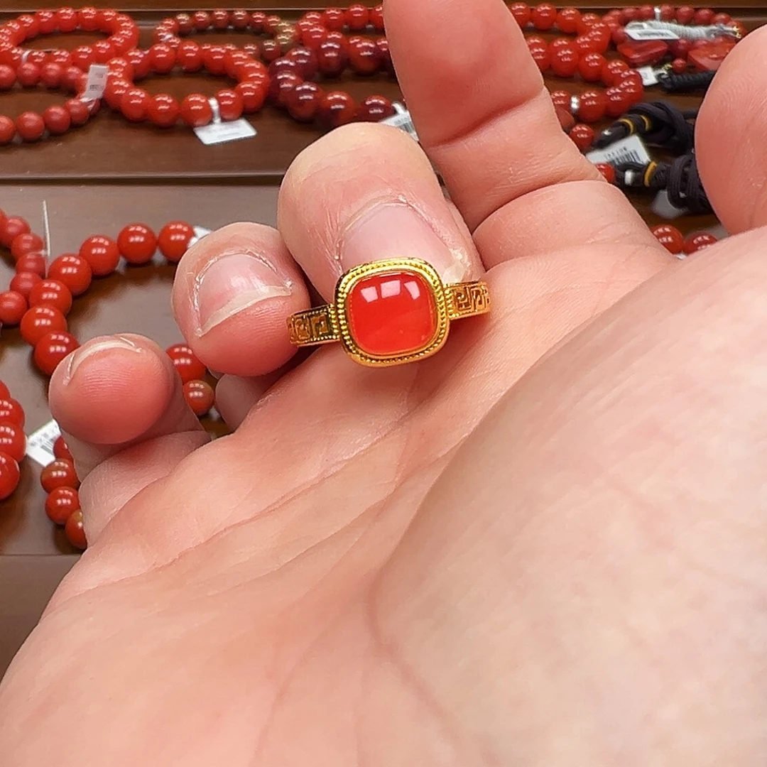 南红玛瑙未镶嵌手链