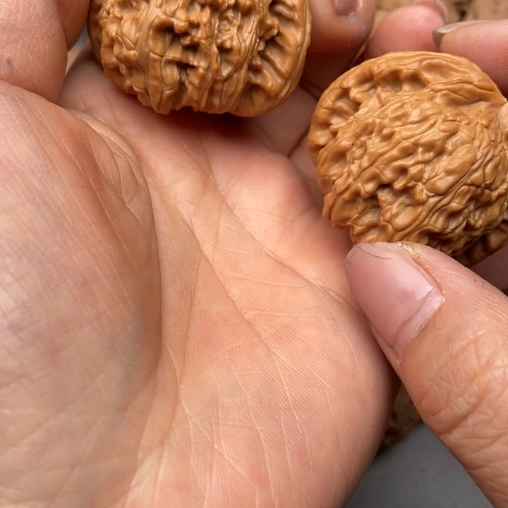 文玩核桃把件?*?白狮子