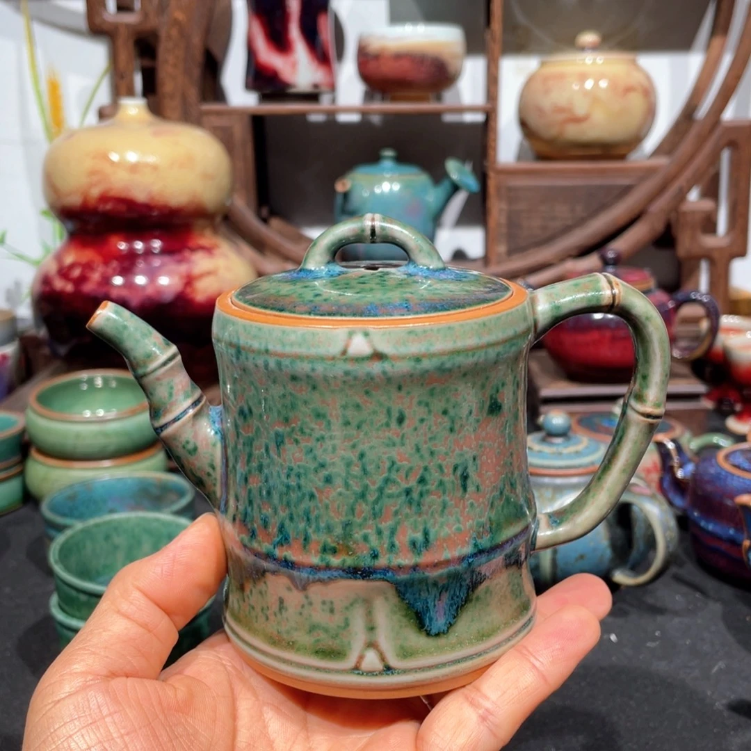 高***水中国神后钧瓷茶器