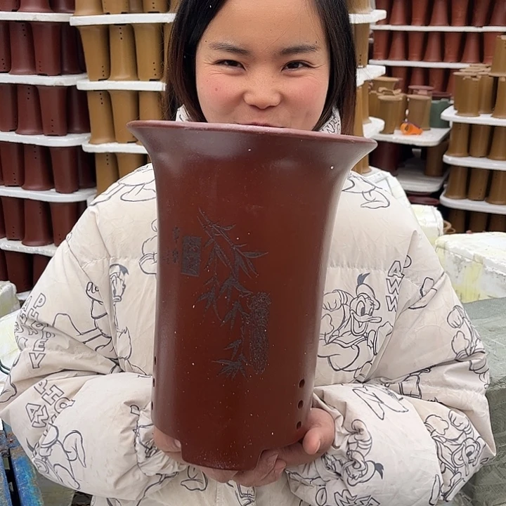 宜兴紫砂精品花盆