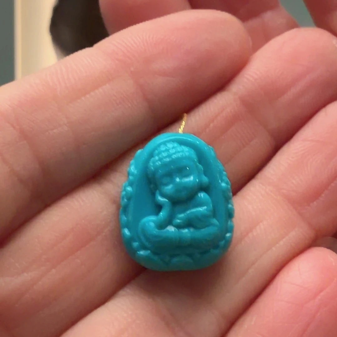 绿松石未镶嵌颈饰