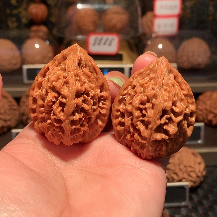文玩核桃把件秦鸡