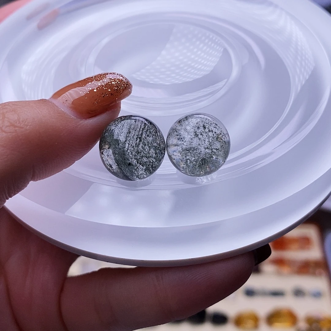 水晶天然水晶定制打孔不退不换未镶嵌