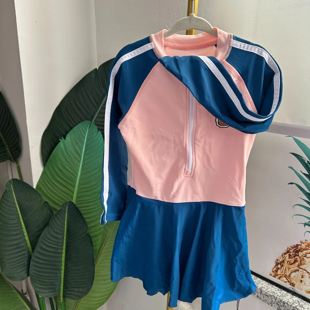 大庆仓 儿童连体泳装 BD2141007-1库位地