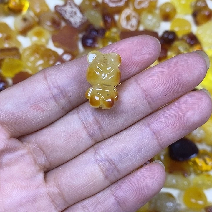 吊坠橄榄核小熊77
