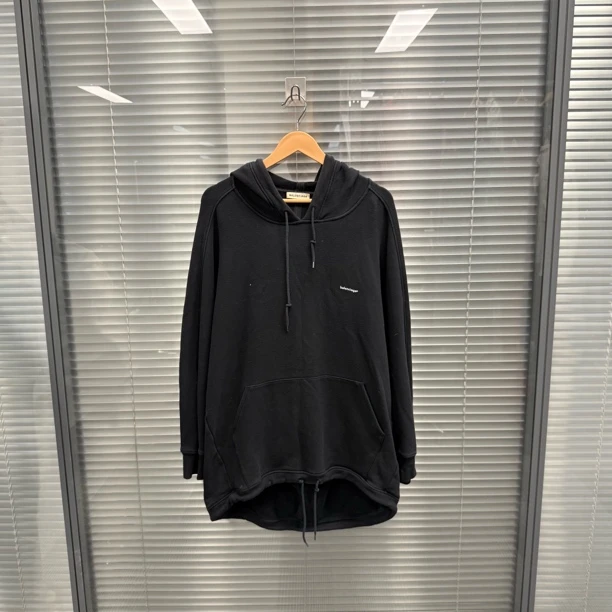 99新 Balenciaga/巴黎世家 胸口小邮箱logo印花卫衣 s码 #9923