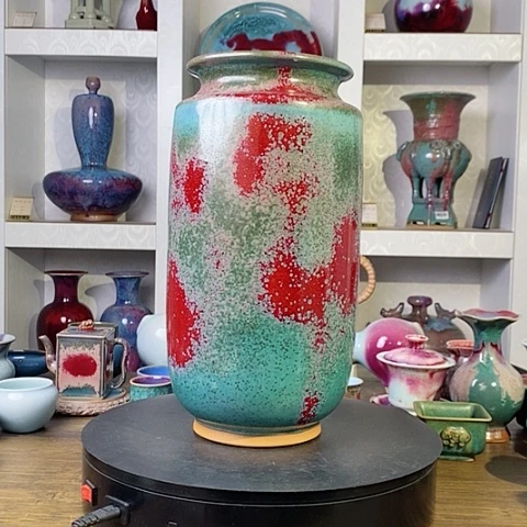 摆件不*道禹州神后钧瓷原产地~