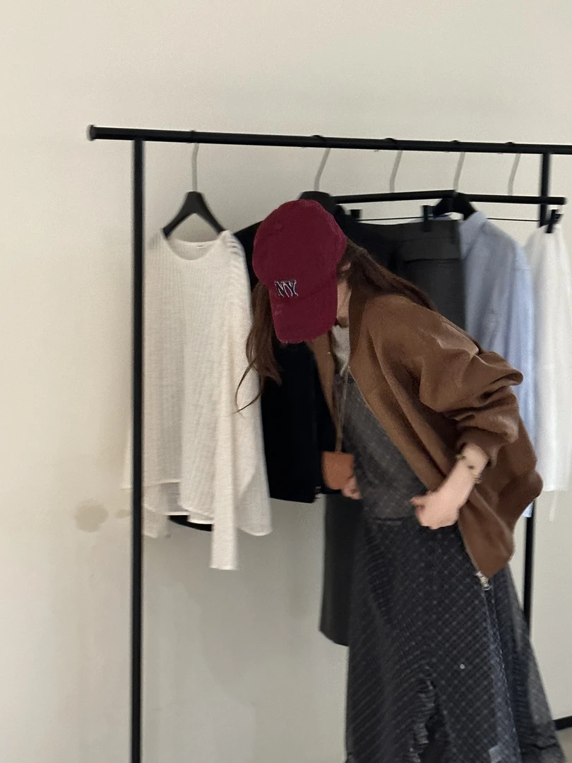 韩货-【慕尼时差】早秋‘美式复古街头设计感夹克外套/8217