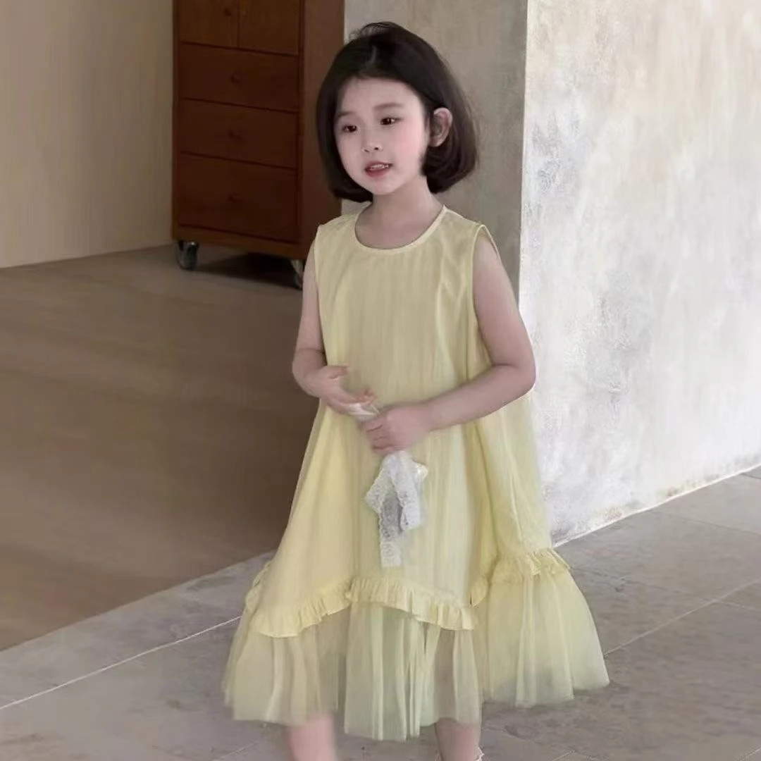 儿童男童女童短袖韩版裙时尚休闲印花项链