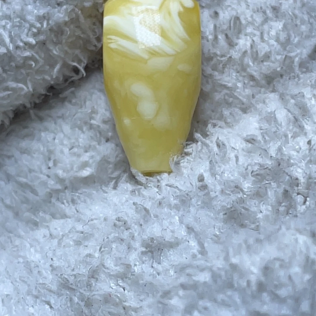 裸石蜜蜡未镶嵌柠*蜜蜡三通