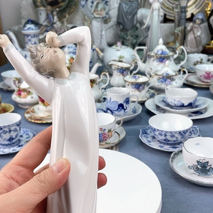 中古欧瓷瓷器小房子