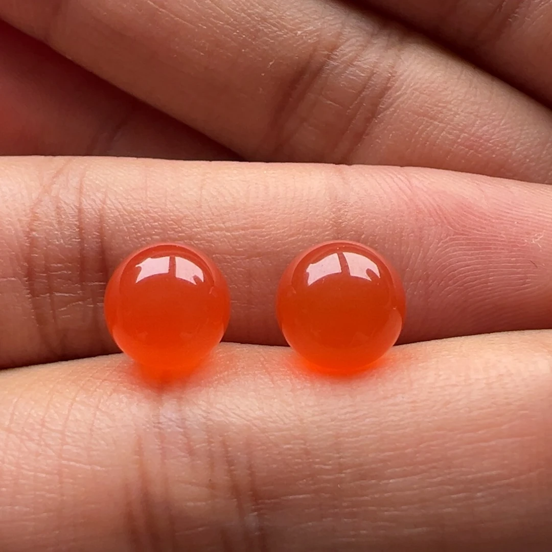 南红玛瑙圆珠8.5未镶嵌