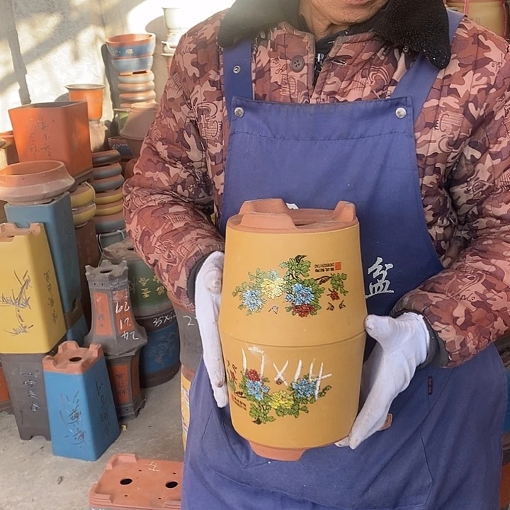 紫砂花盆紫砂花盆