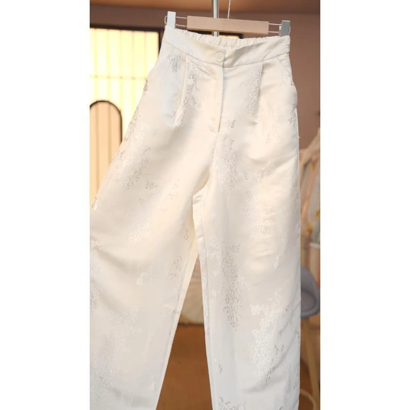 秋季新中式设计日常舒适精品高品质裤子FB25101011