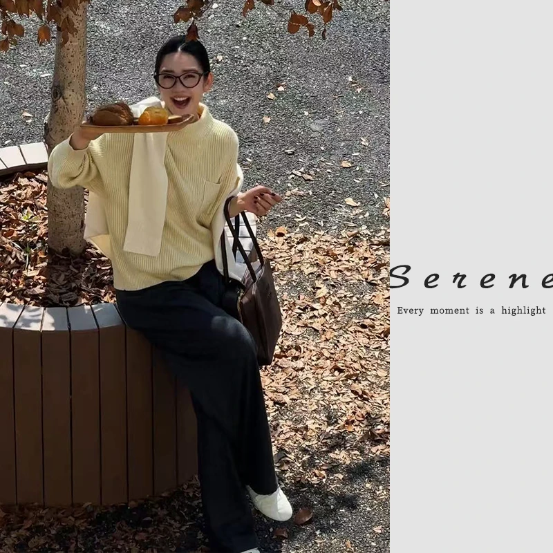 十一Serene 康赛妮纱线7针26上衣针织羊绒羊毛衫YM3059HH