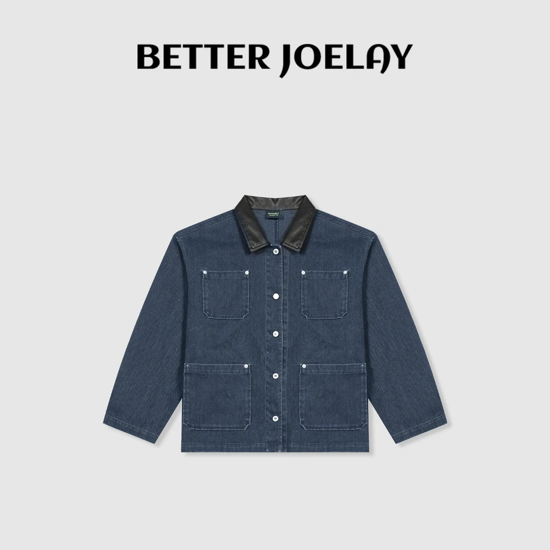 BETTER JOELY -【心动时刻】高端牛仔外套宽松运动韩版百搭Z0665