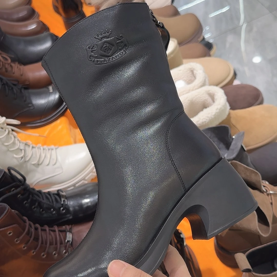 365077黑色39羊毛靴