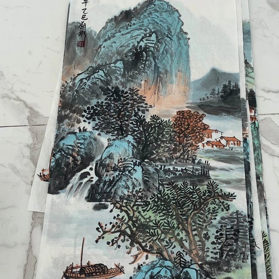 国画国画作品手绘作品