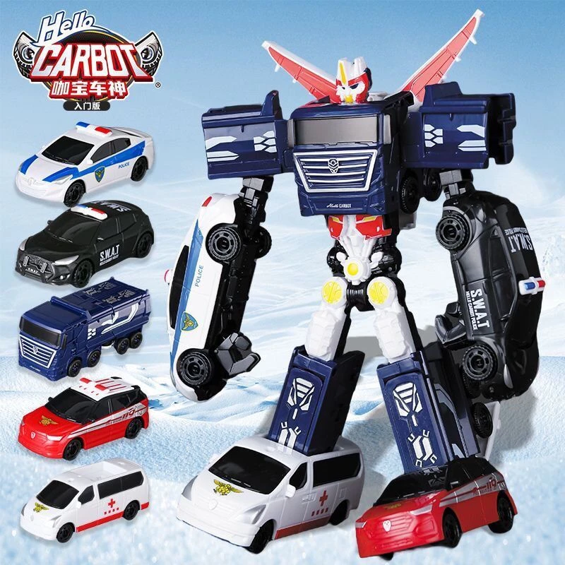 正版咖宝车神特警暴风重装巨人变形汽车机器人甲儿童男孩礼物5678